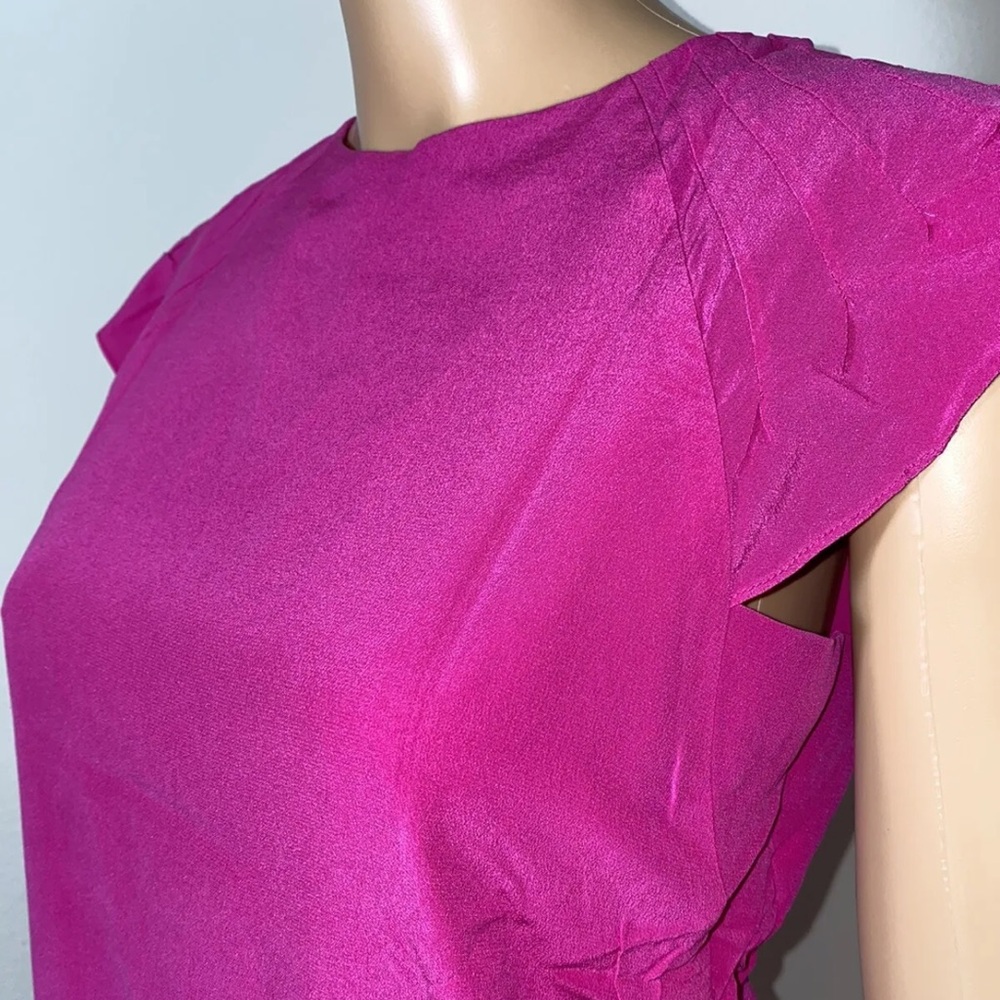 Antonio Melani 100% Silk Top Blouse-Pink, Size-XS, EXCELLENT CONDITION - Picture 2 of 12